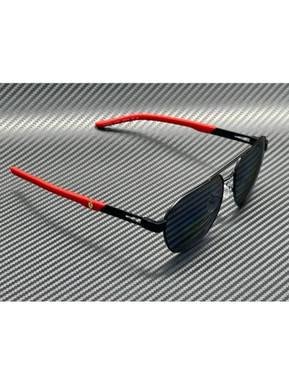 New Ferrari Men Matte Black Sunglasses 59-16-145